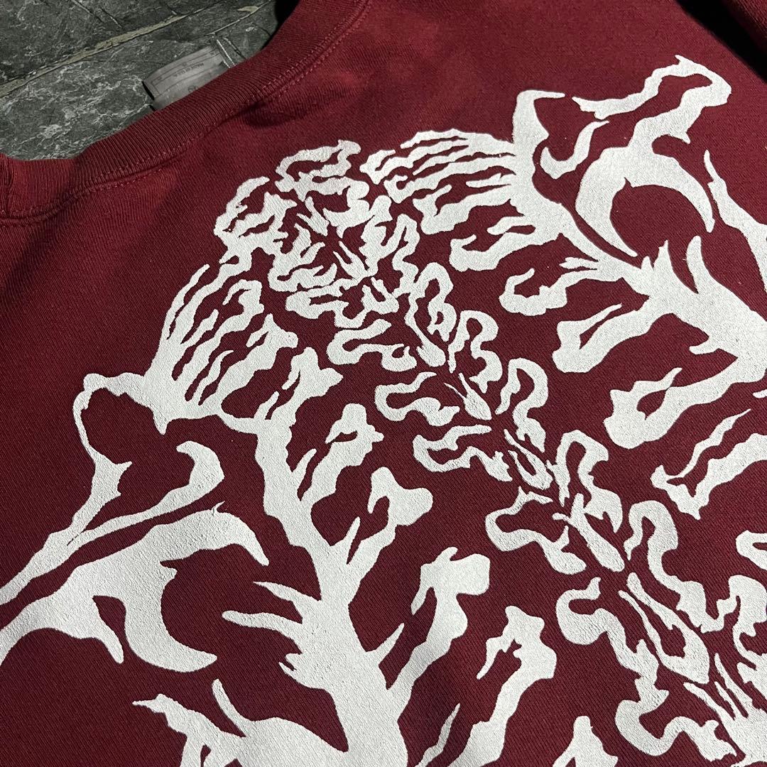 90s NIKE USA製 ☆bone paint☆ ペンキ スウェット 刺繍