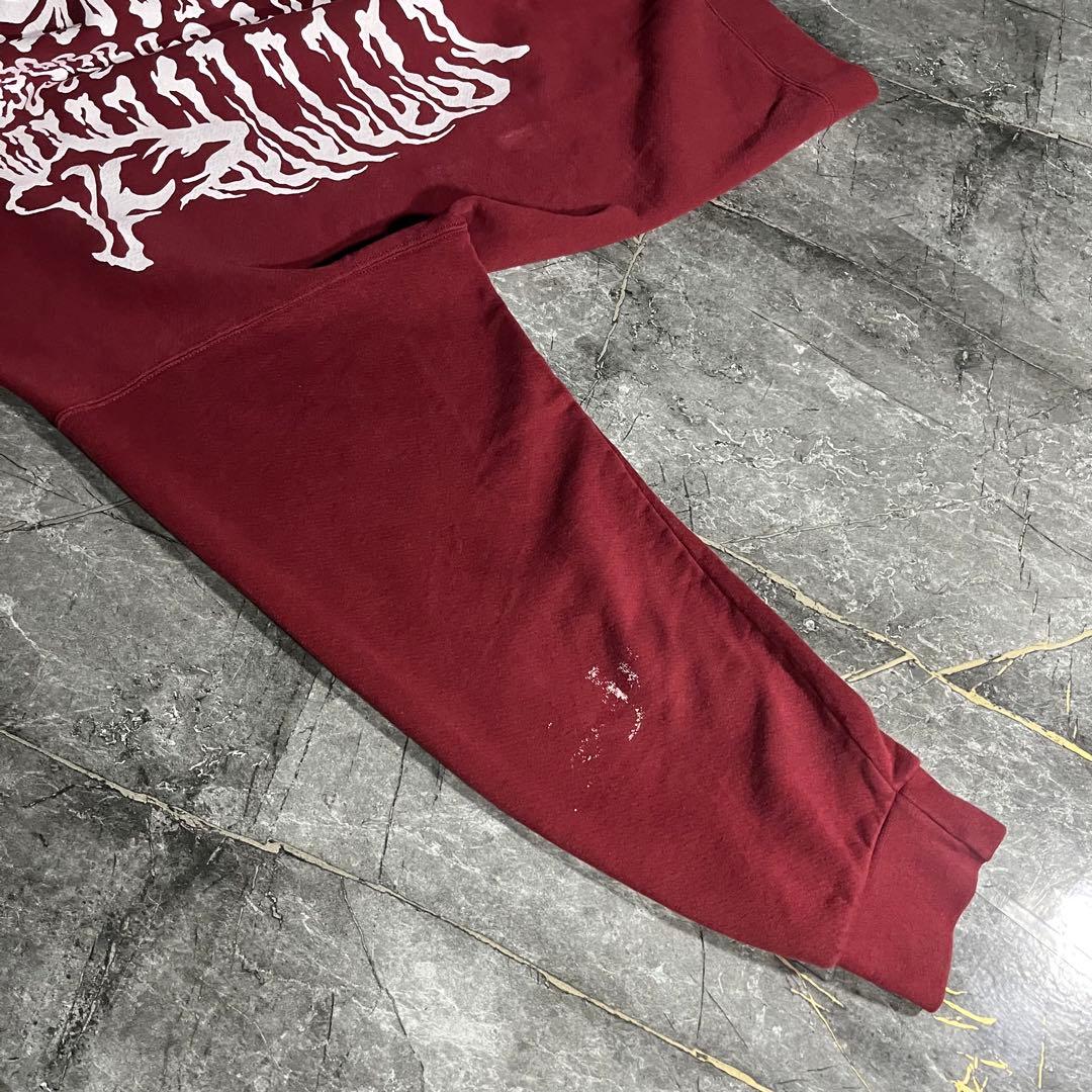 90s NIKE USA製 ☆bone paint☆ ペンキ スウェット 刺繍