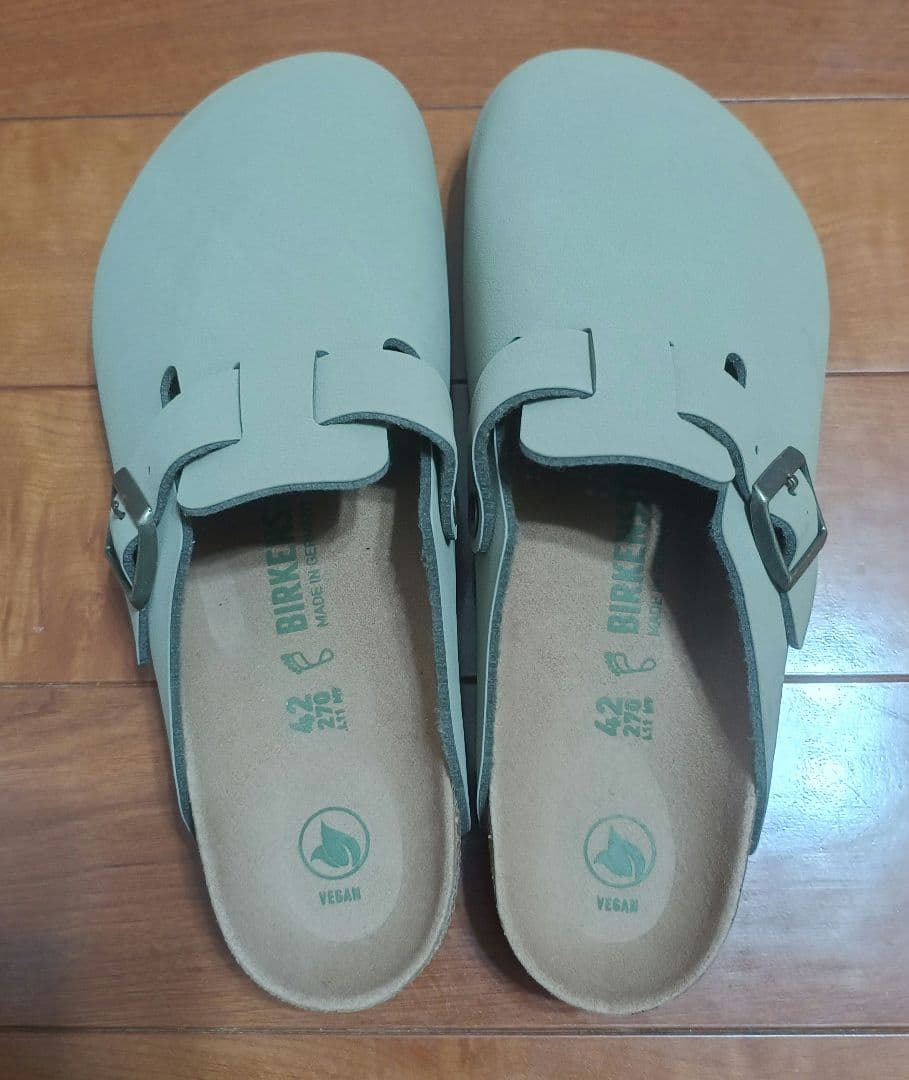 BIRKENSTOCK サボ・クロッグサンダル 42 カーキ