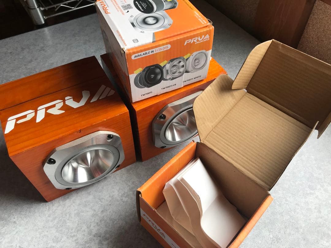 PRV TW-701 スピーカー 240W 木製 2個セット