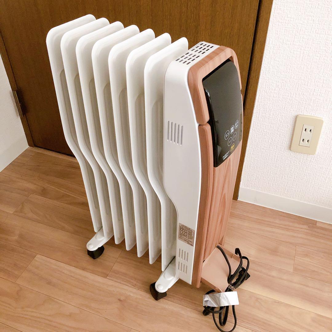 アイリスオーヤマ 8畳 オイルヒーター POH-S1208M-ML 木目