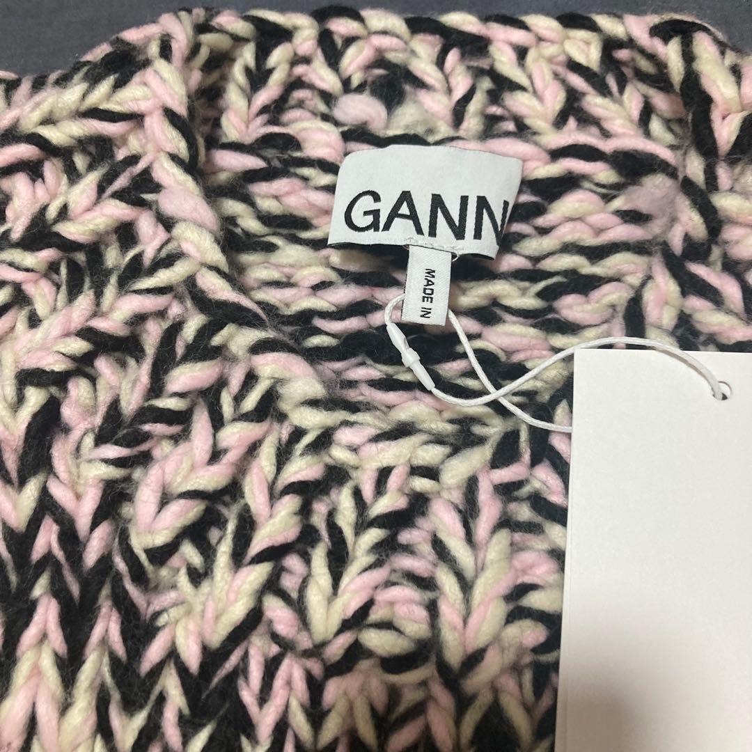 GANNI ニットベスト 星型ロゴ