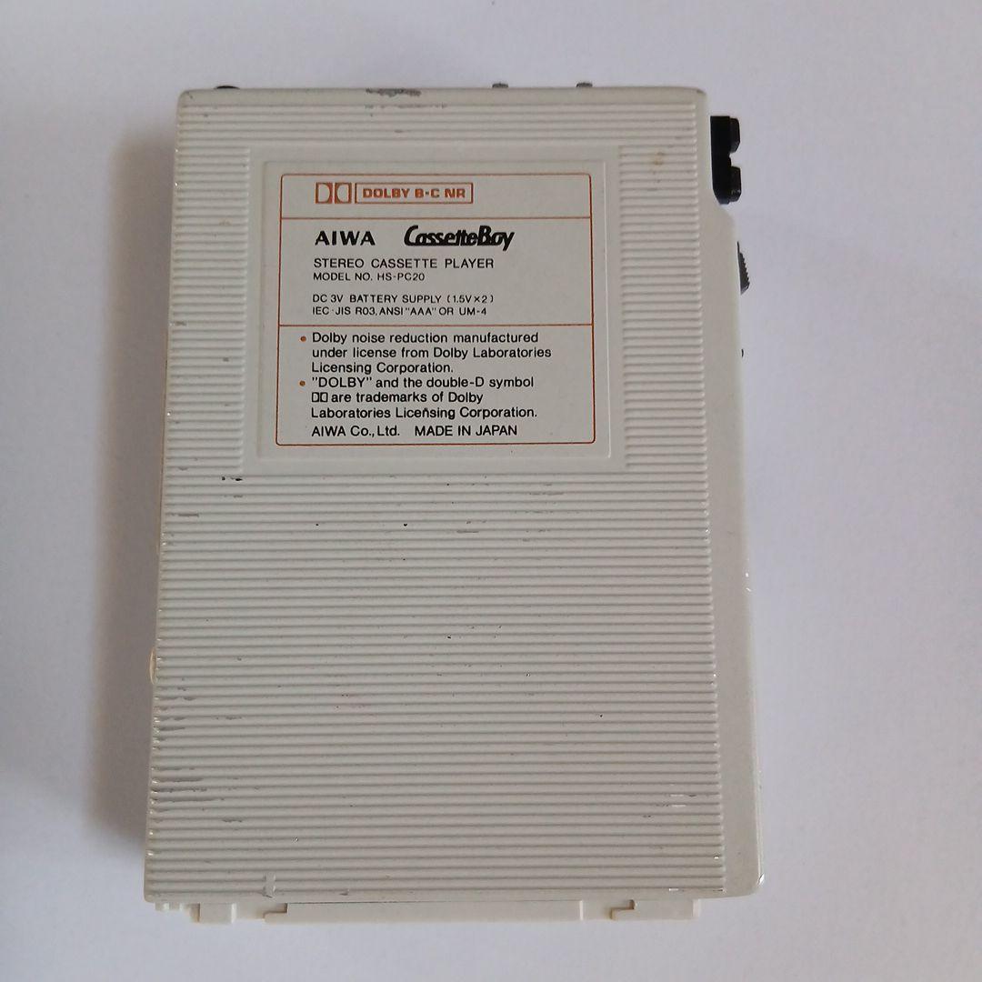 動作未確認　AIWA CassetteBay ステレオカセットプレーヤー