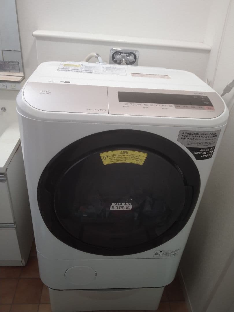 2019年製 日立 ビッグドラム BD-NV120CR 12kg/6kg 右開き