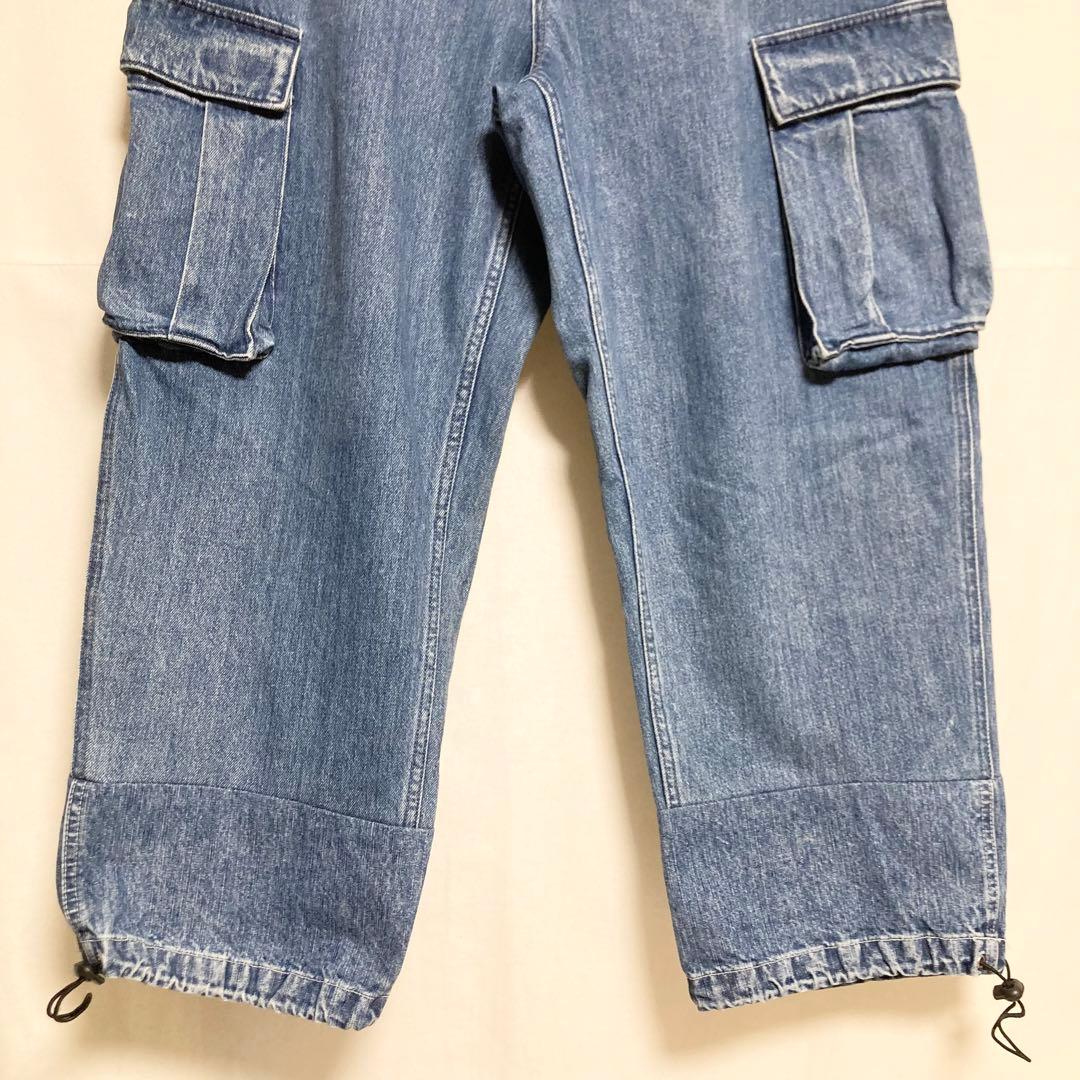 オーバーシルエットサイズ！ SSZ デニムイージーカーゴパンツ