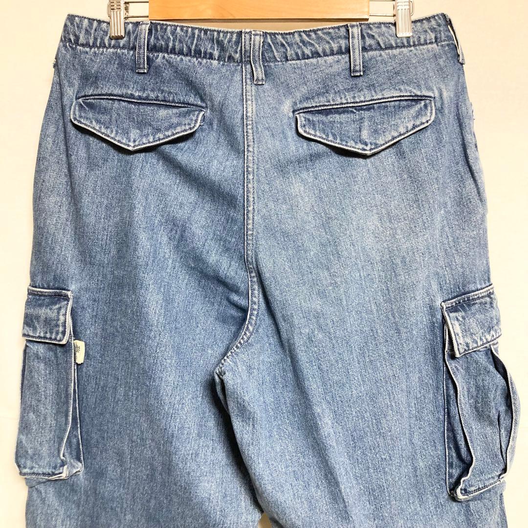 オーバーシルエットサイズ！ SSZ デニムイージーカーゴパンツ