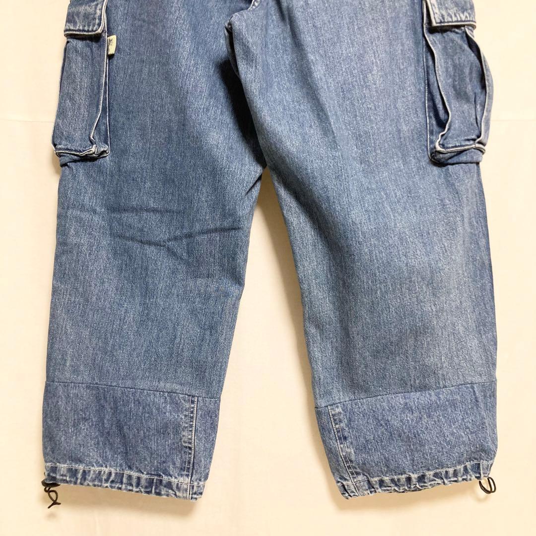 オーバーシルエットサイズ！ SSZ デニムイージーカーゴパンツ