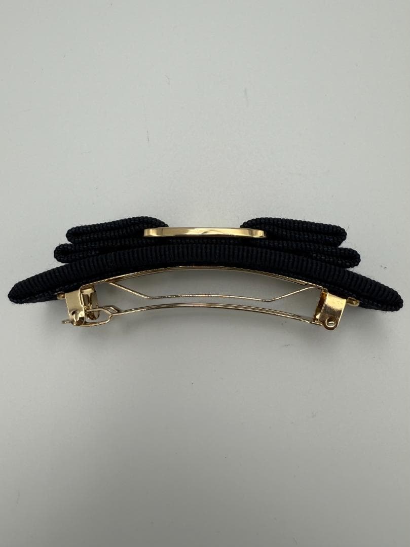 Salvatore Ferragamo ヴァラリボン バレッタ ネイビーゴールド