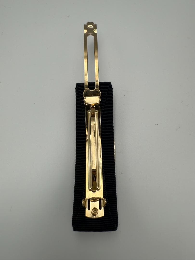 Salvatore Ferragamo ヴァラリボン バレッタ ネイビーゴールド