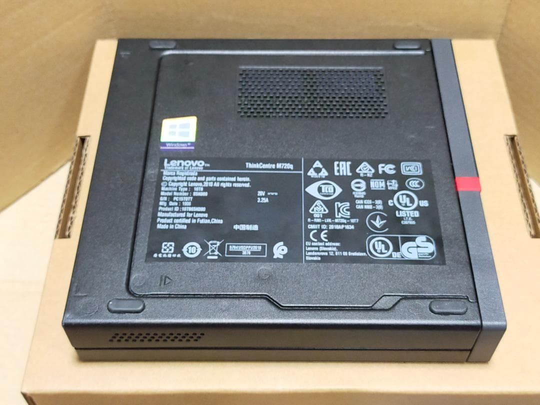 Lenovo ThinkCentre M720q 第8世代 Win11Pro