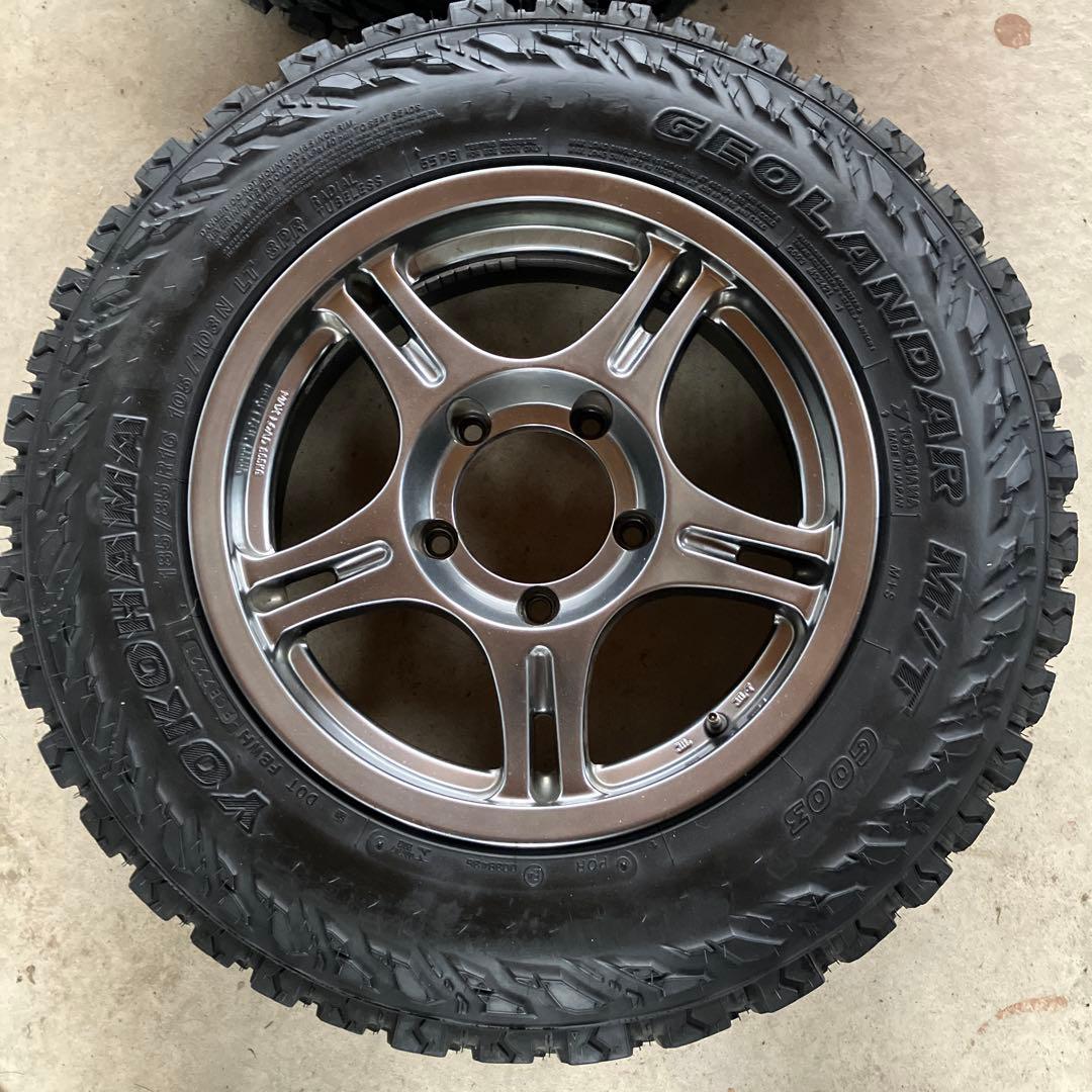 「SSJレーシング サムライ」のジムニー用ホイール GEOLANDAR セット