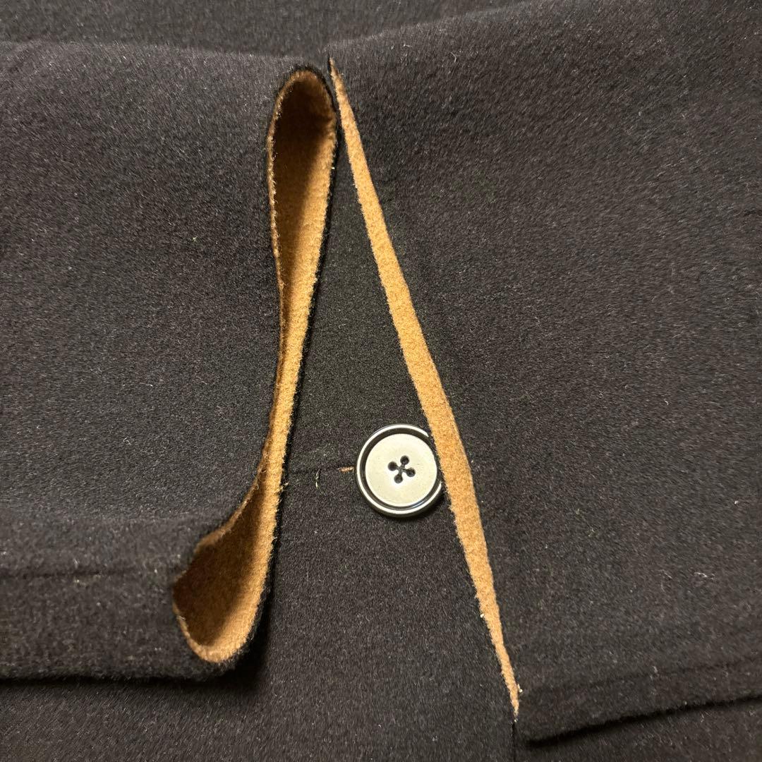 SHIPS any: リバー スタンドカラー ポンチョ ショート コート