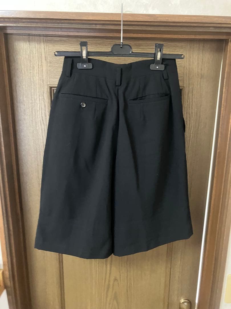 comme des garcons 2タックワイドショーツ　ウール