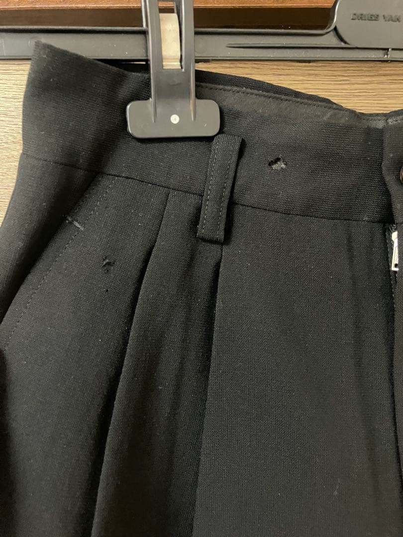 comme des garcons 2タックワイドショーツ　ウール