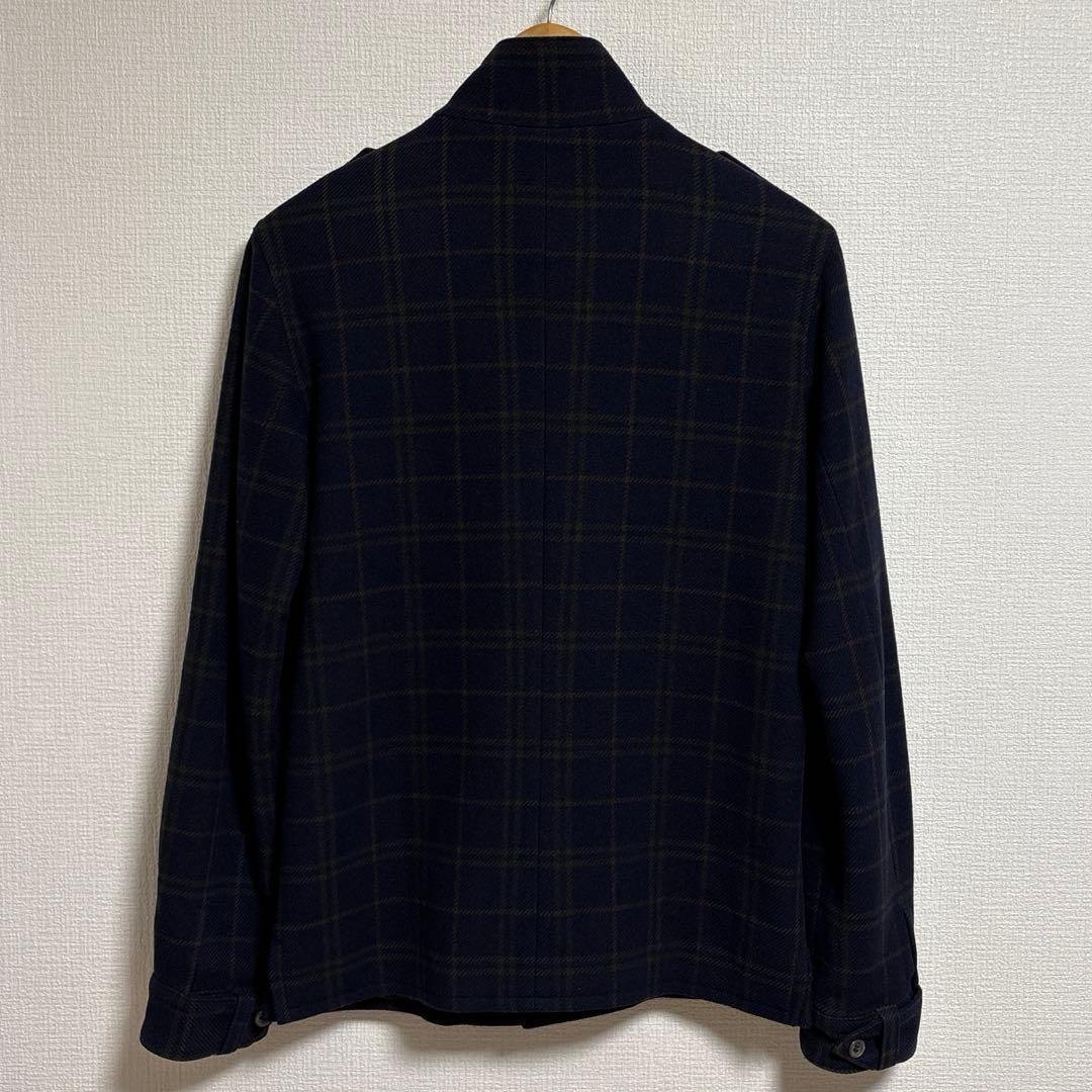 A.P.C. エポレット付 ウールシャツジャケット スタンドカラー ミリタリーS