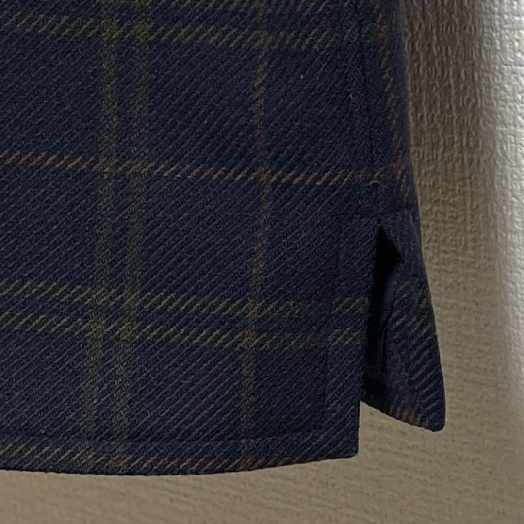 A.P.C. エポレット付 ウールシャツジャケット スタンドカラー ミリタリーS