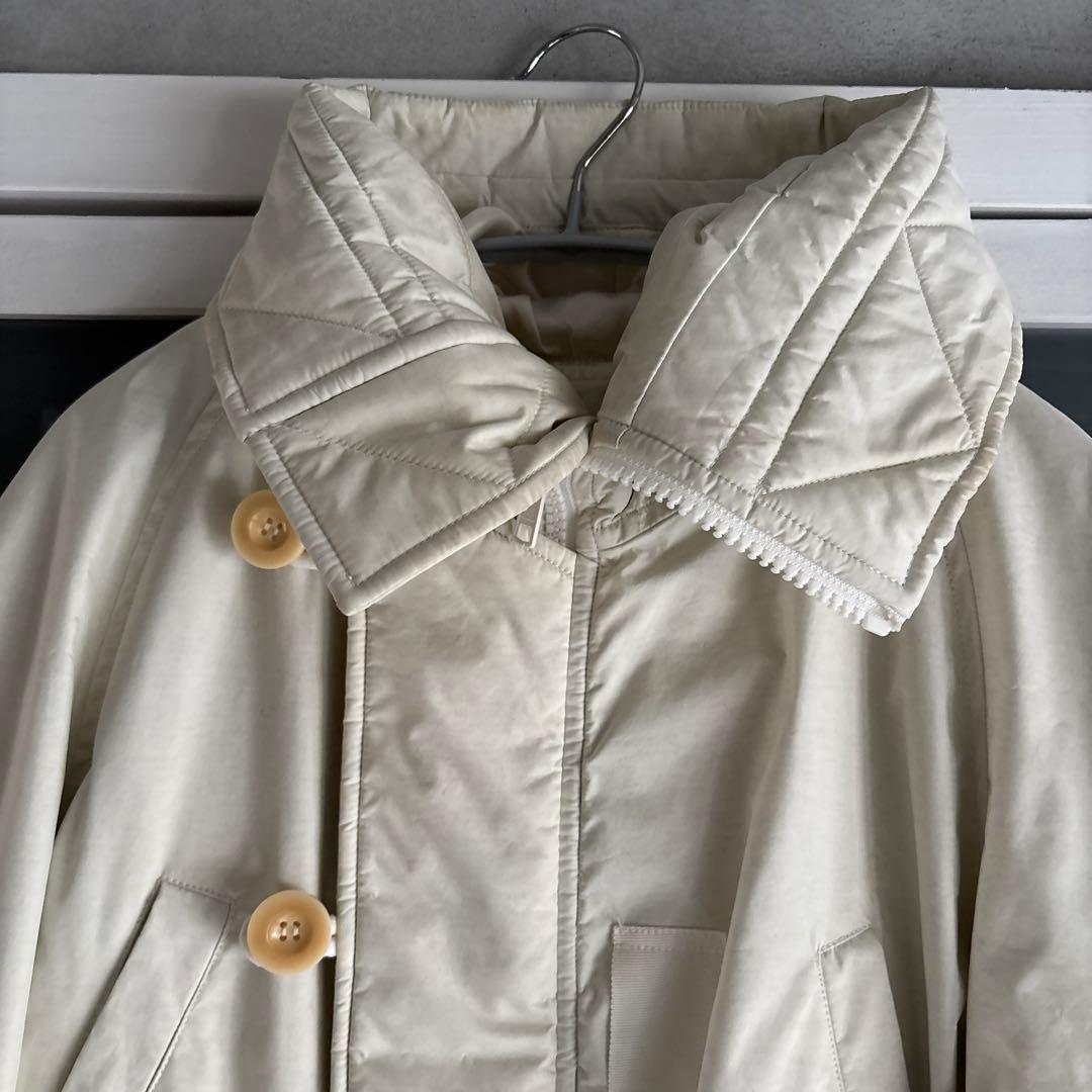 Sacai アイボリー モッズコート キルティング襟　みっちゃん