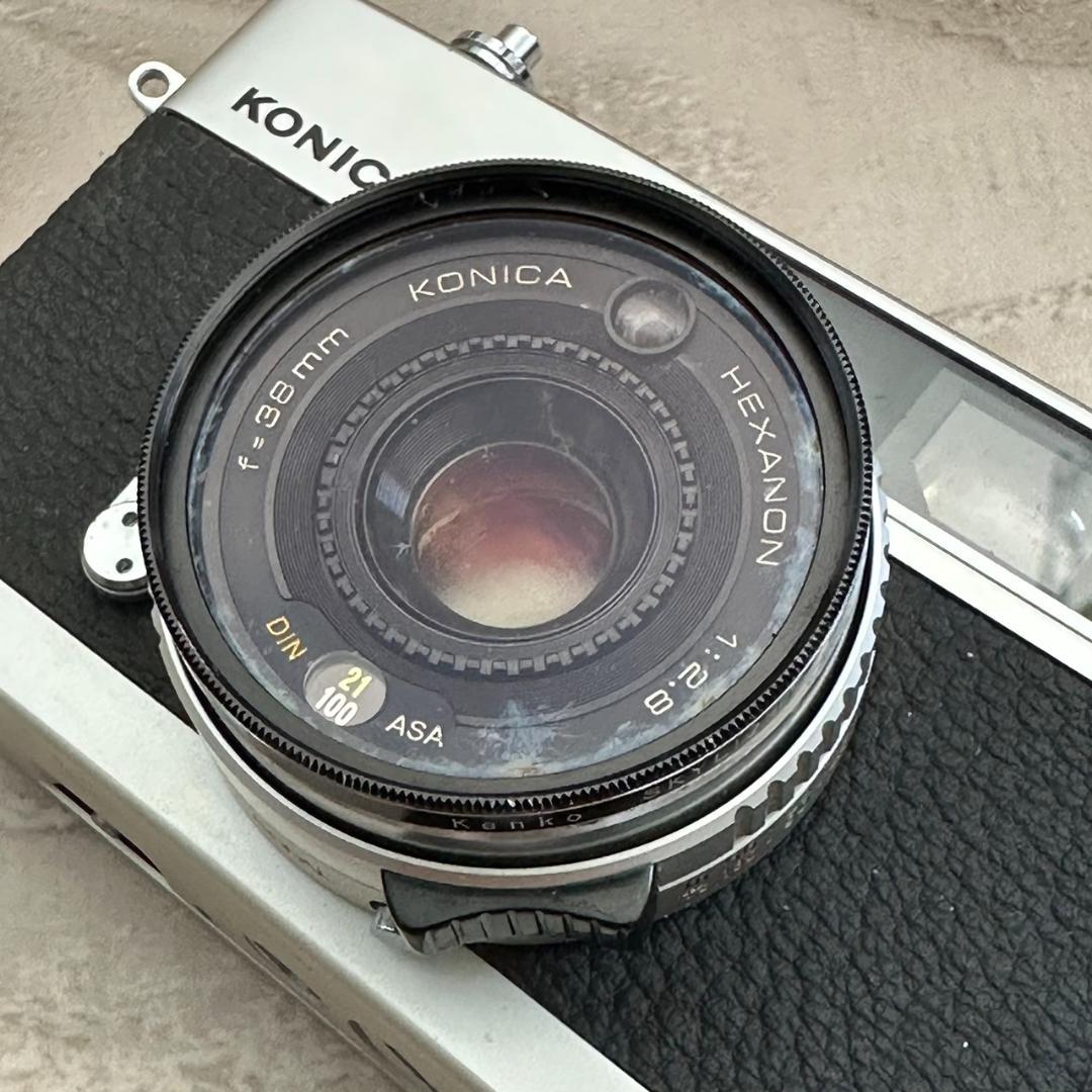 【現状品】KONICA C35 フィルムカメラ ジャーニーコニカ★ストラップ付き