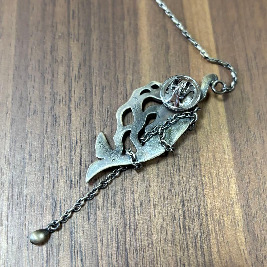 11/19 22時まで値下げ‼️Y's ラペルピン silver980