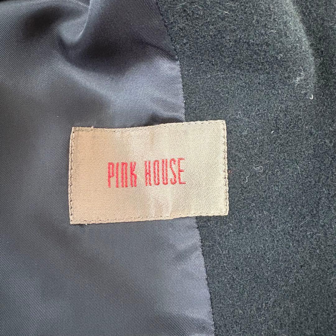 ピンクハウス　テーラードジャケットコート　L大きめ　黒