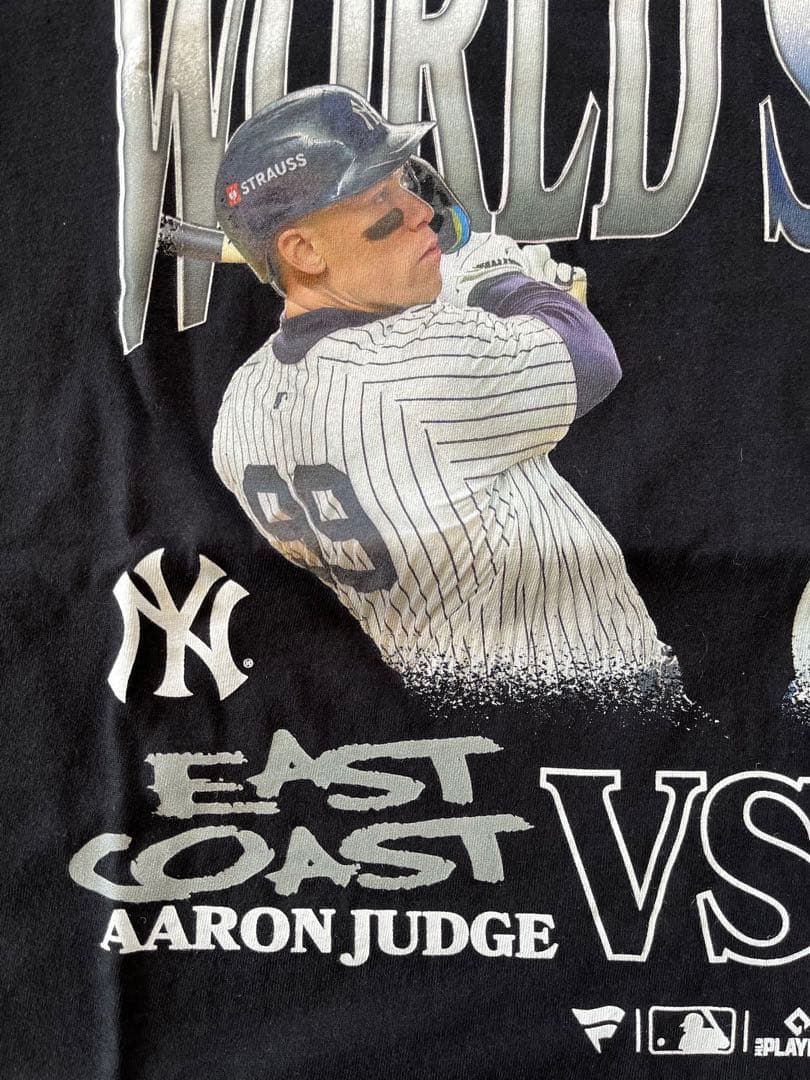 【現地購入・限定デザイン】“激レアWS記念”大谷&ジャッジ新品TシャツLサイズ