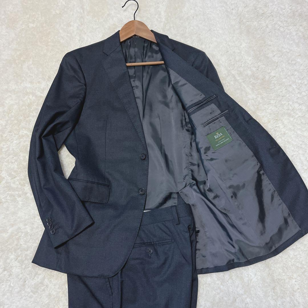 green label relaxing ×REDA スーツ　ウール100 美品