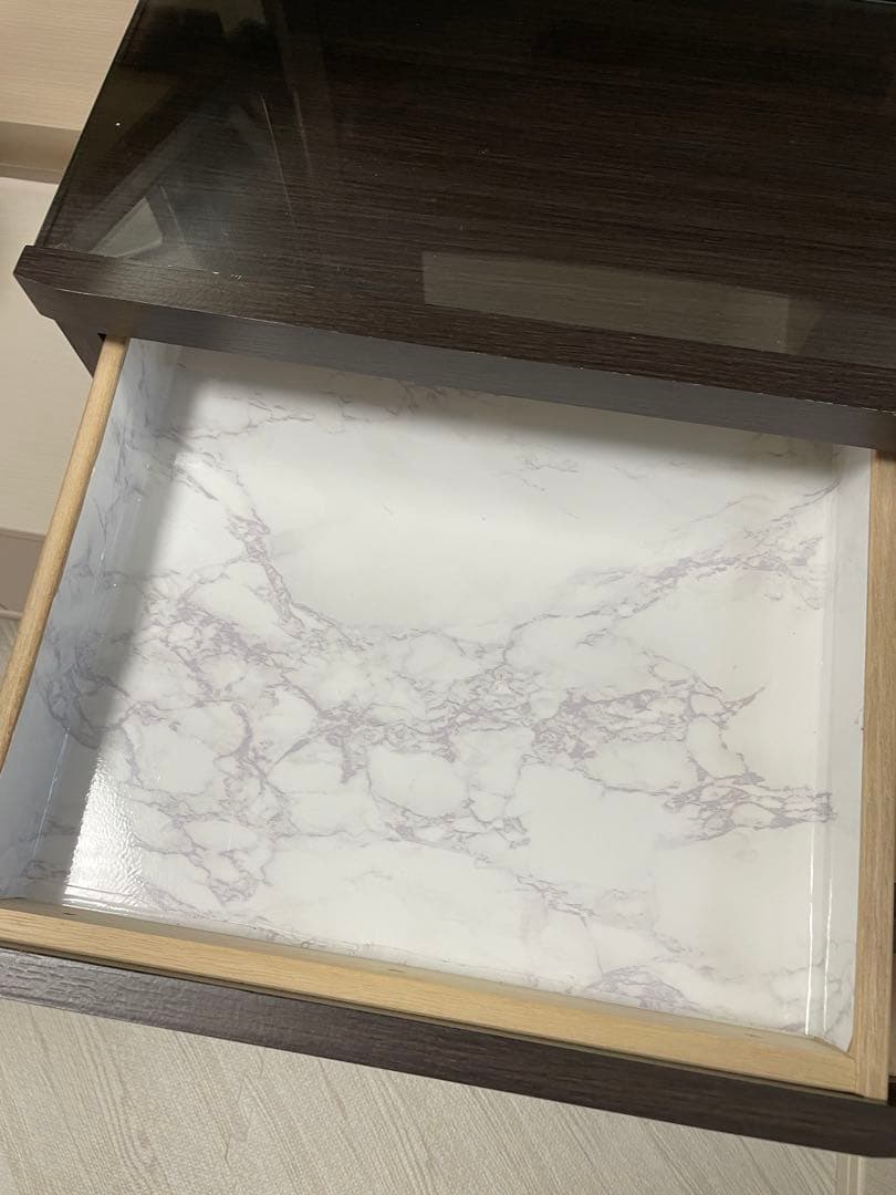 【引き取り限定】ドレッサー 3面鏡 椅子付き ニトリ