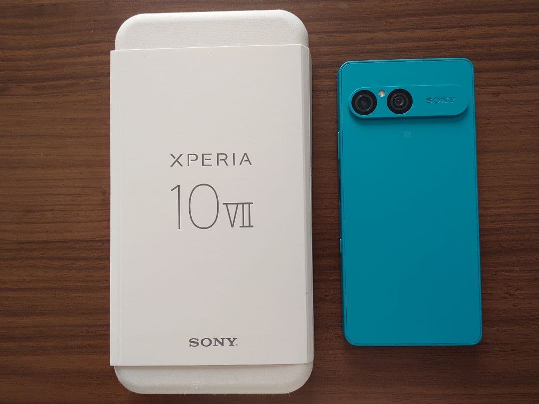超美品 SONY Xperia 10 VII ターコイズ 本体