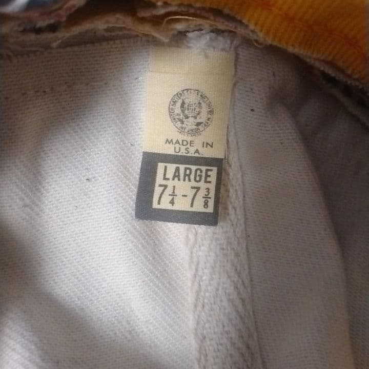 80s90s　チャンピオンプラグハット　USA製　ヴィンテージ　総柄