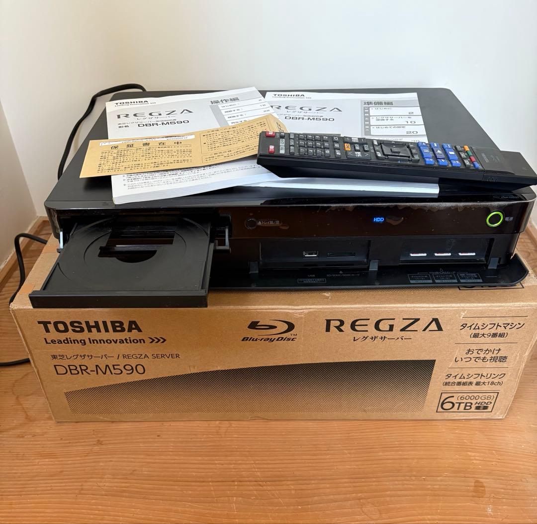 TOSHIBA REGZA DBR-M590 6TB タイムシフト