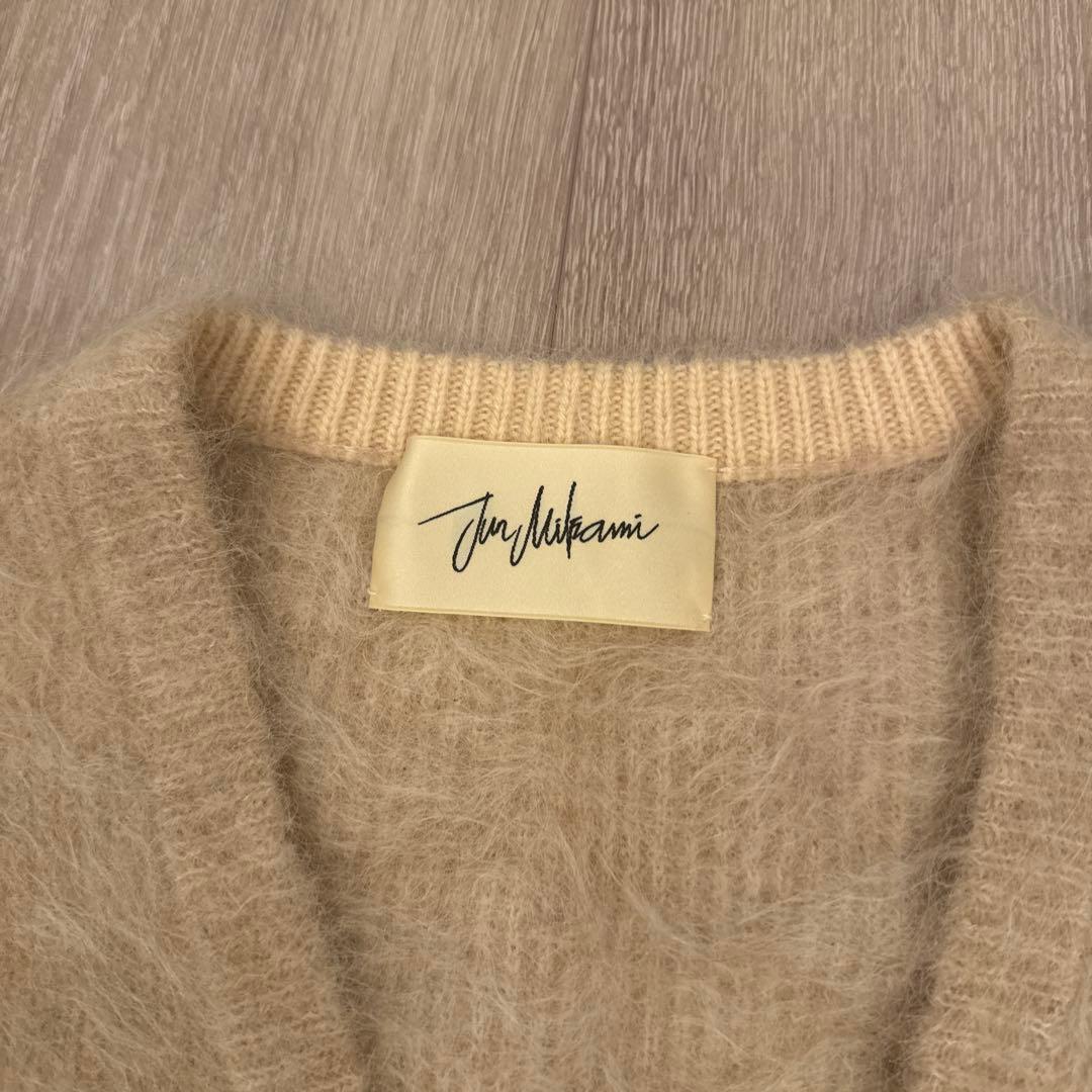 JUN MIKAMI アルパカシャギーVネックニットベスト