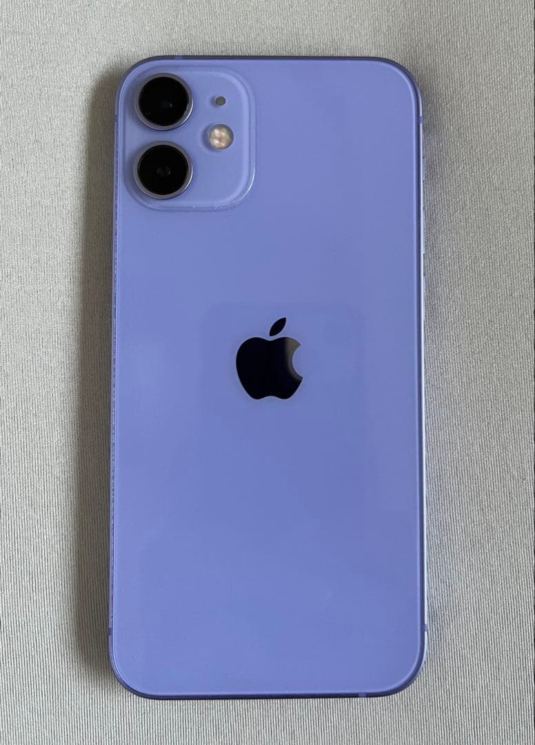 美品 Apple iPhone 12 mini 256GB パープル