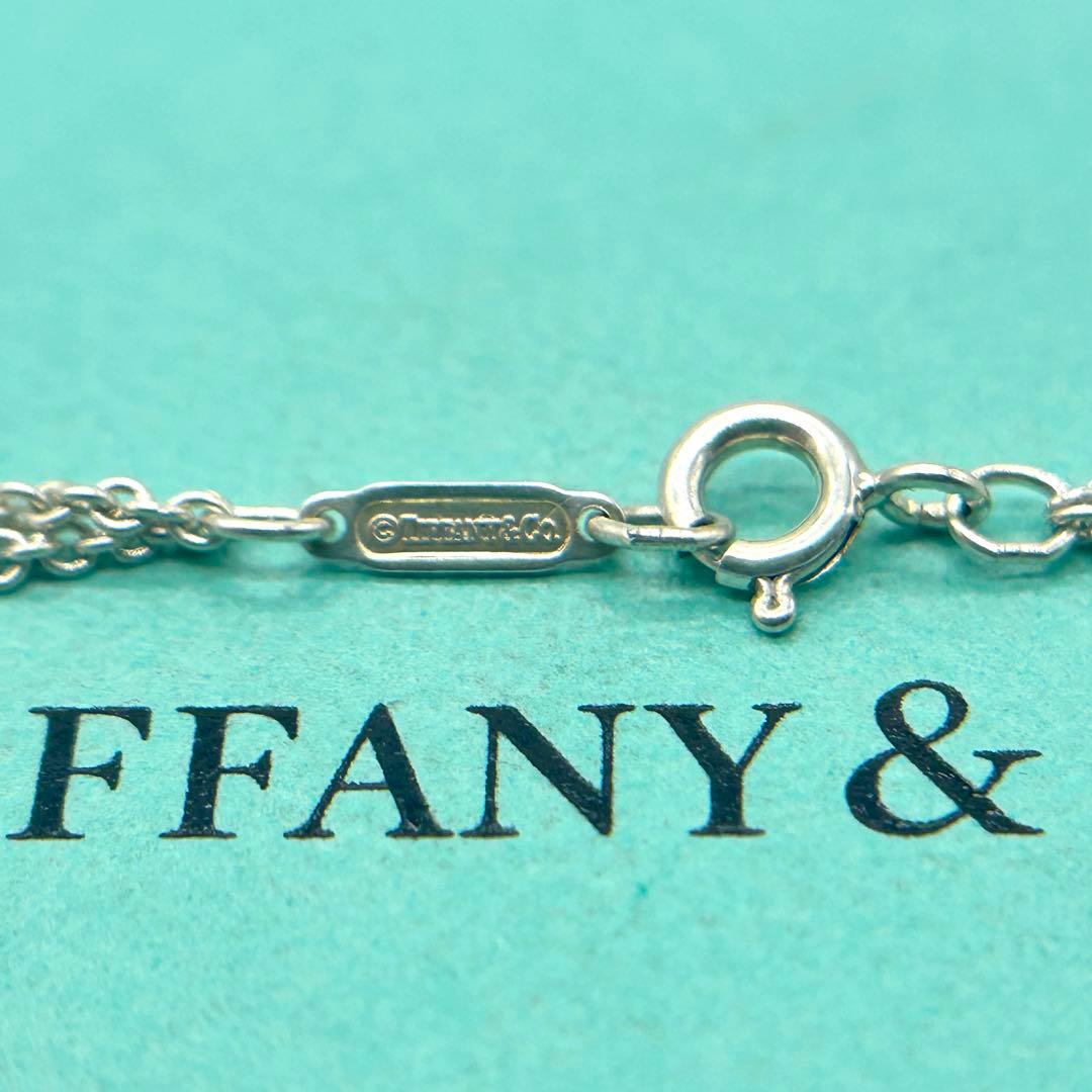 美品　ティファニー　インフィニティ　ネックレス　　ダブルチェーン　シルバー