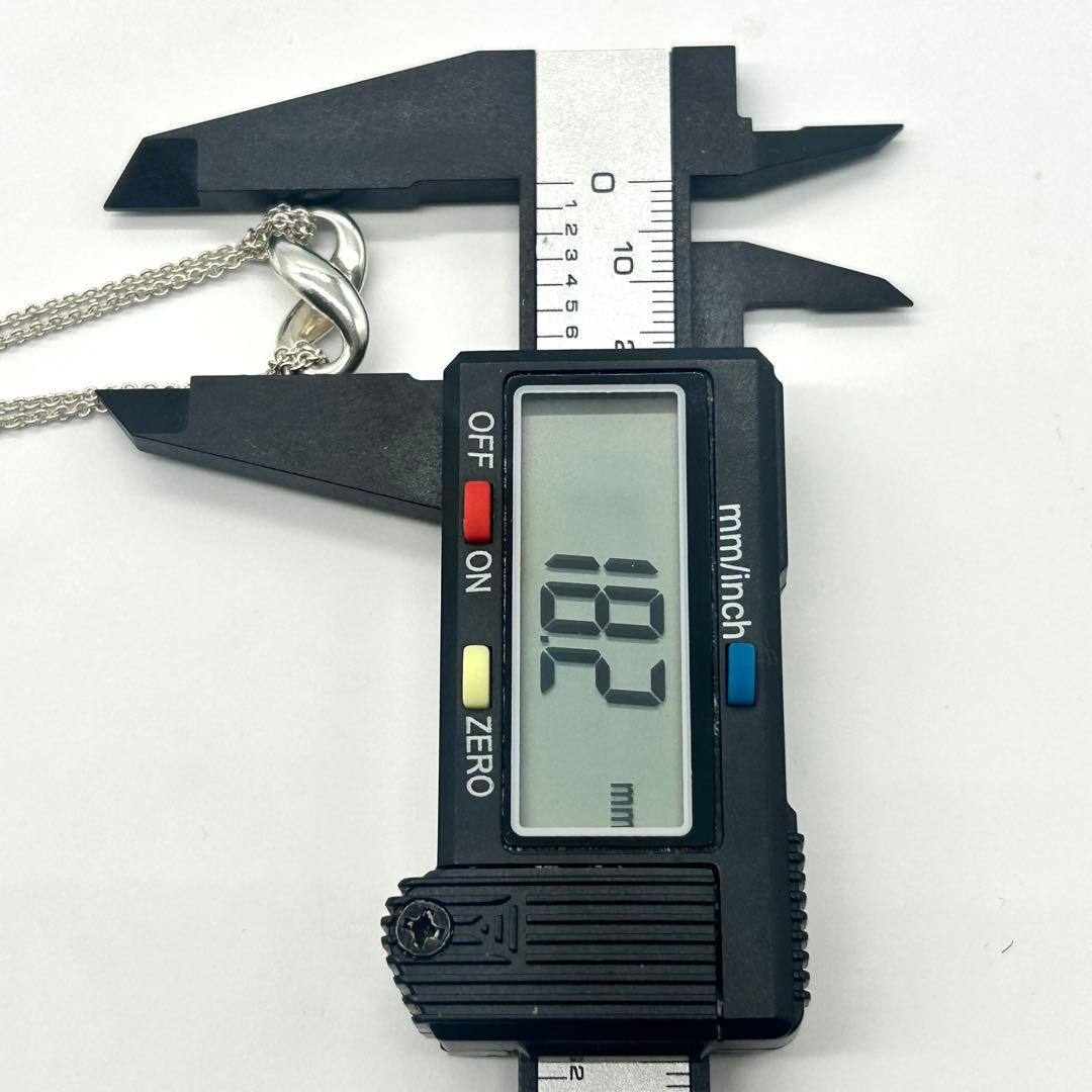 美品　ティファニー　インフィニティ　ネックレス　　ダブルチェーン　シルバー