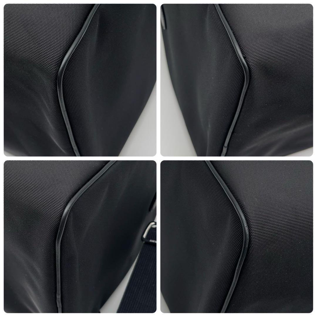 美品 ハンティングワールド メルセデスベンツ ボストンバッグ 2way 黒 A4