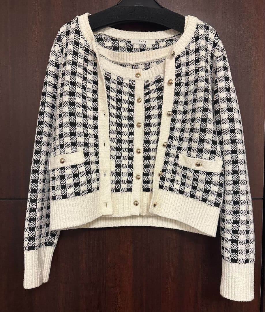 【極美品】 ANAYI　ニットカーディガン　２点セット