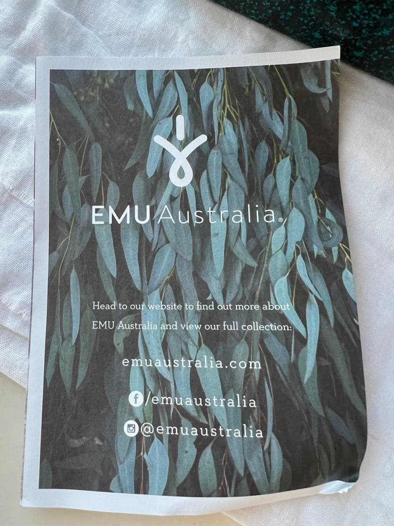 美品　EMU エミュー　モカシン　23㎝ ブーツ　ムートン