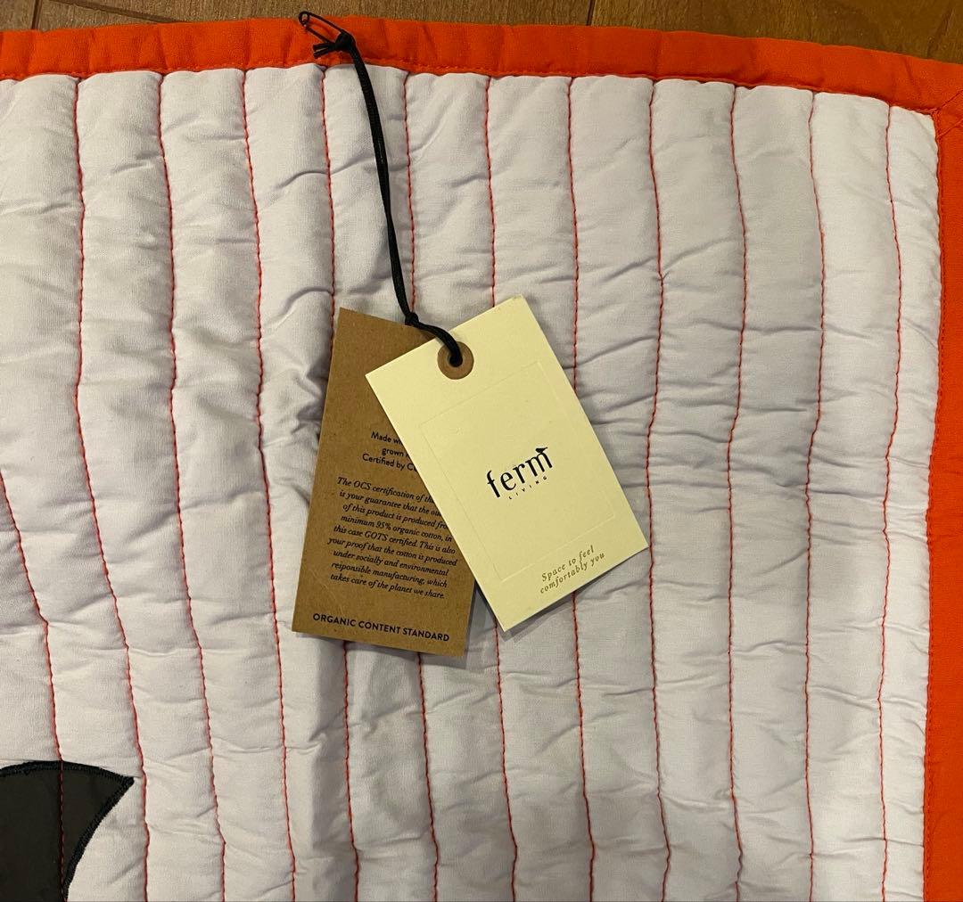 Ferm Living キルトブランケット/プレイマット) リンゴ 北欧