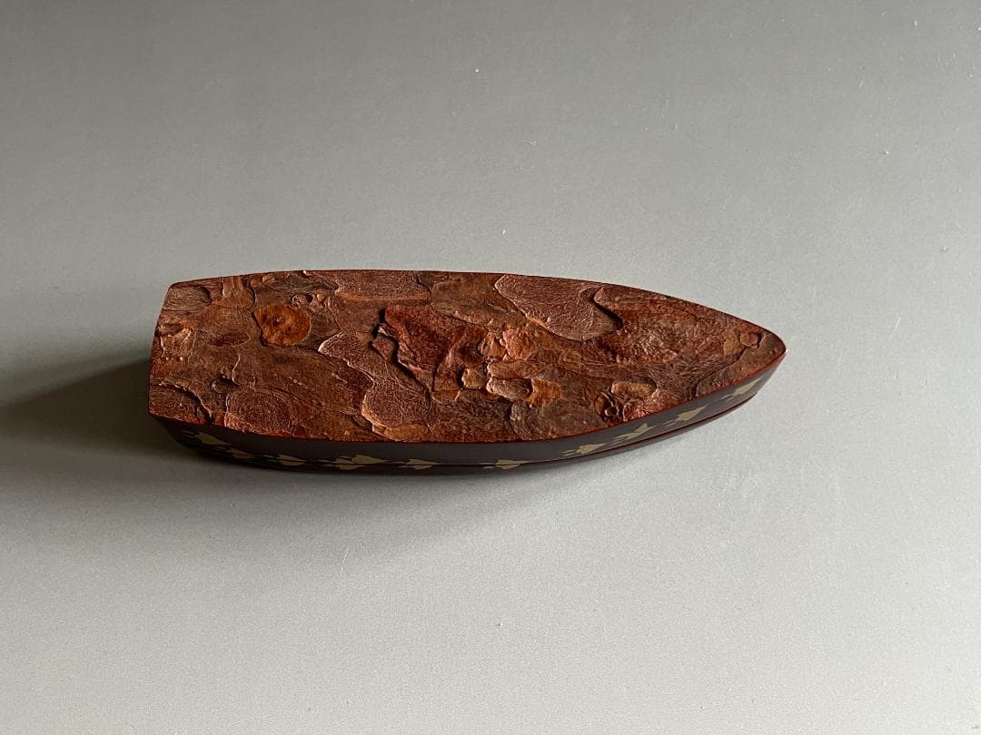 前端春斎　舟香合　茶道具