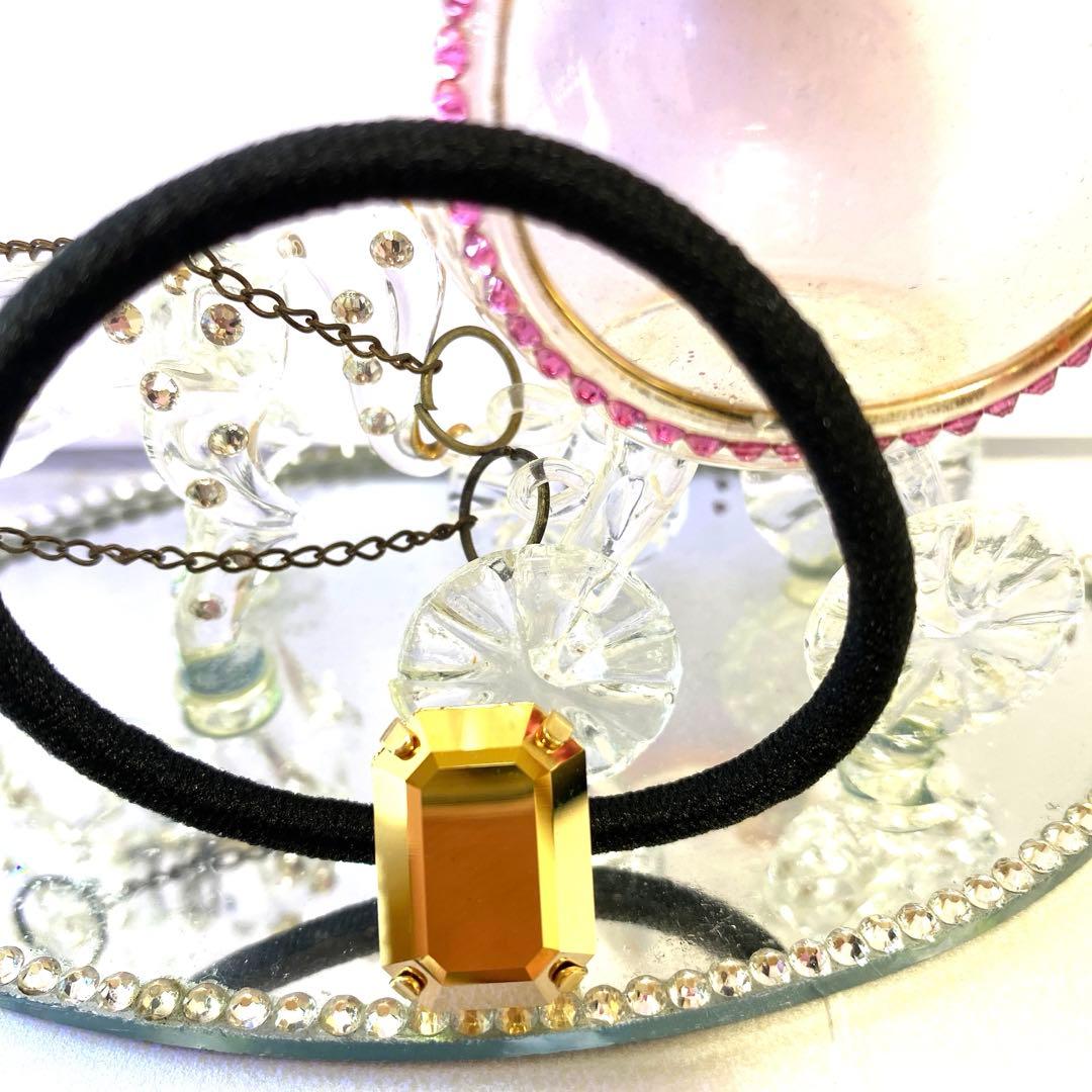 みなくるさま❤️秋冬新作❤️超ゴージャスビジュー　ヘアゴム❣️ スワロフスキー