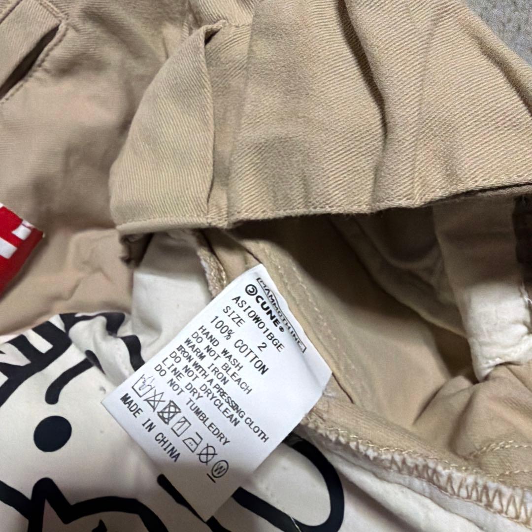 CUNE 6連　チノパン　パンツ　うさぎ　2 切替え