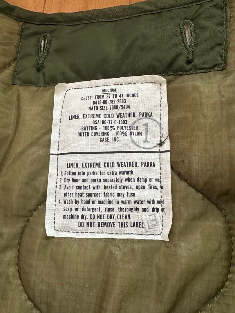 70s 80s M-65 US ARMY フィッシュテールパーカー Mサイズ