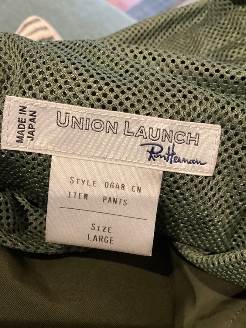 ロンハーマン別注　UNION LAUNCH パンツ　Lサイズ
