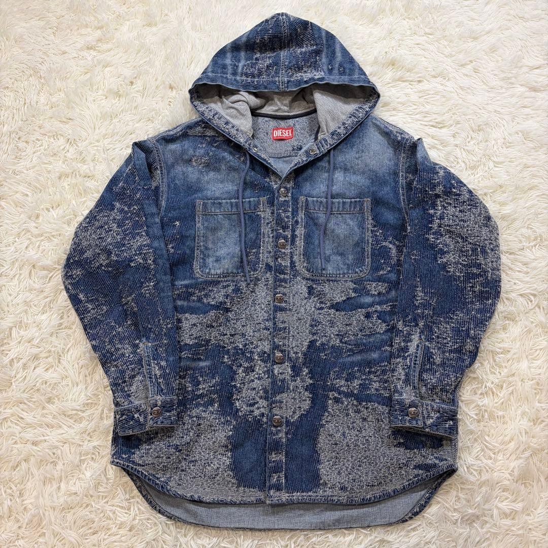 【新品同様】25SS DIESEL D-DEWNYS-HOOD-S Gジャン
