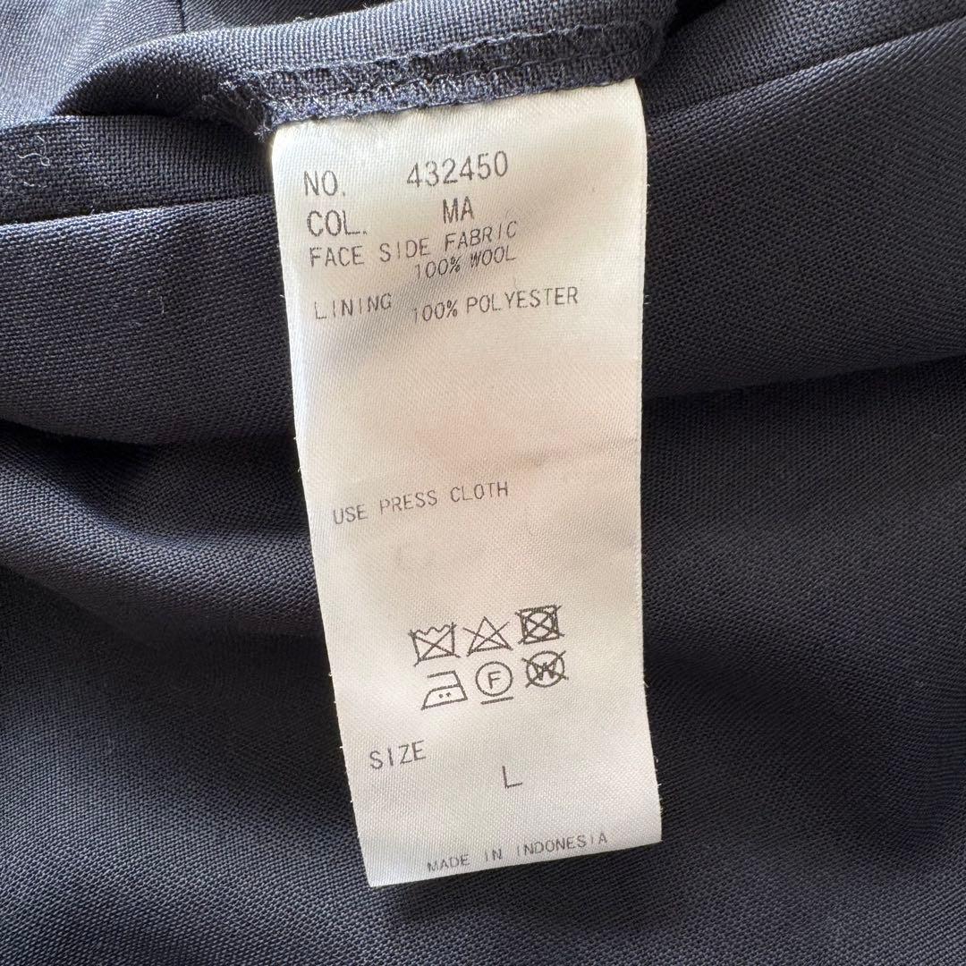 ユニバーサルランゲージ　カノニコ　スーツ　セットアップ　ネイビー　トラベル　L