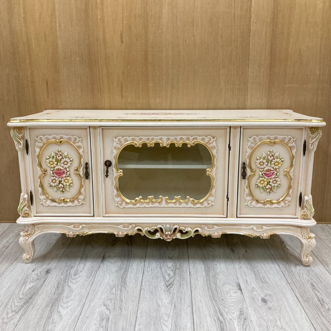 ロココ調 フレンチクラシック テレビボード TVボード 　アンティーク調