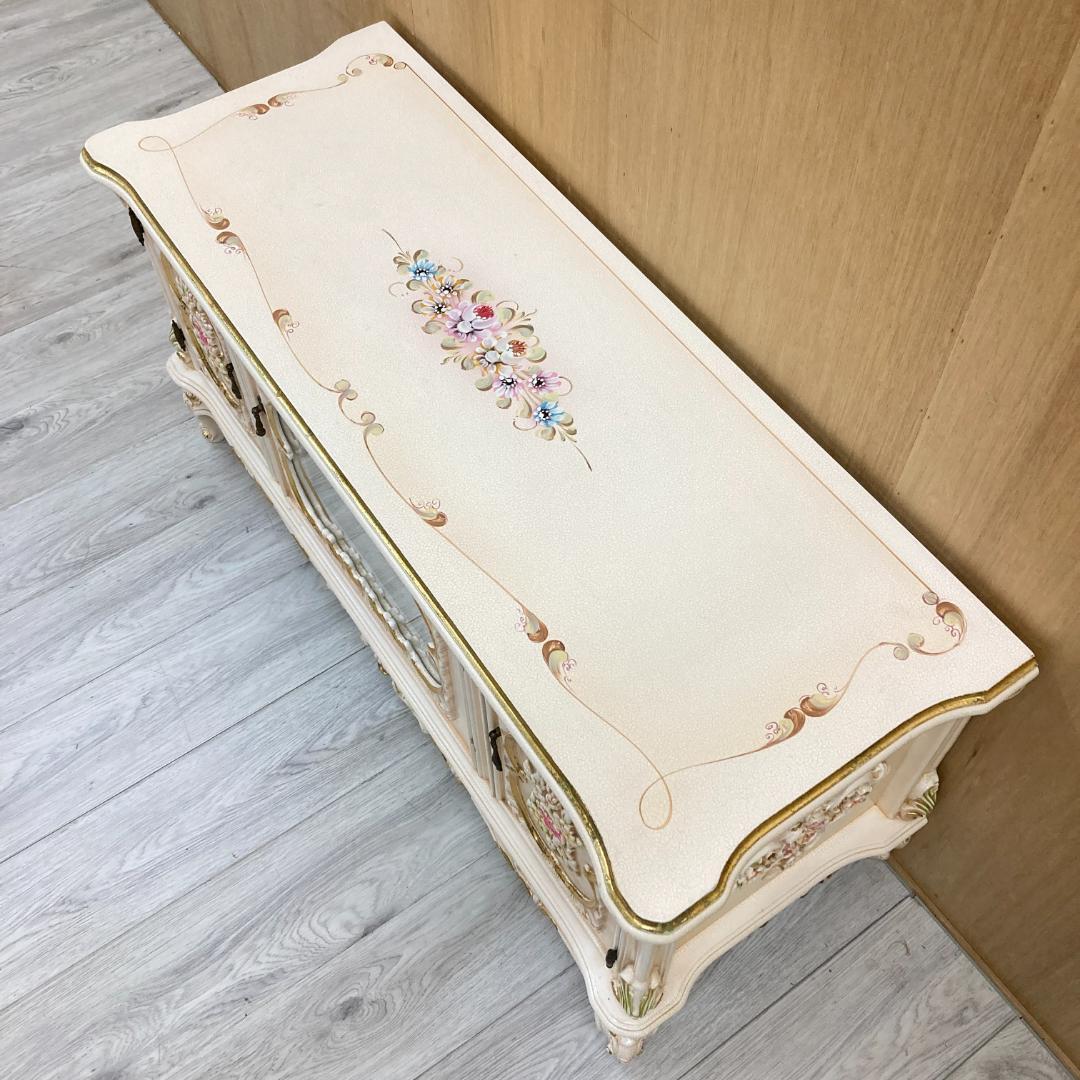 ロココ調 フレンチクラシック テレビボード TVボード 　アンティーク調