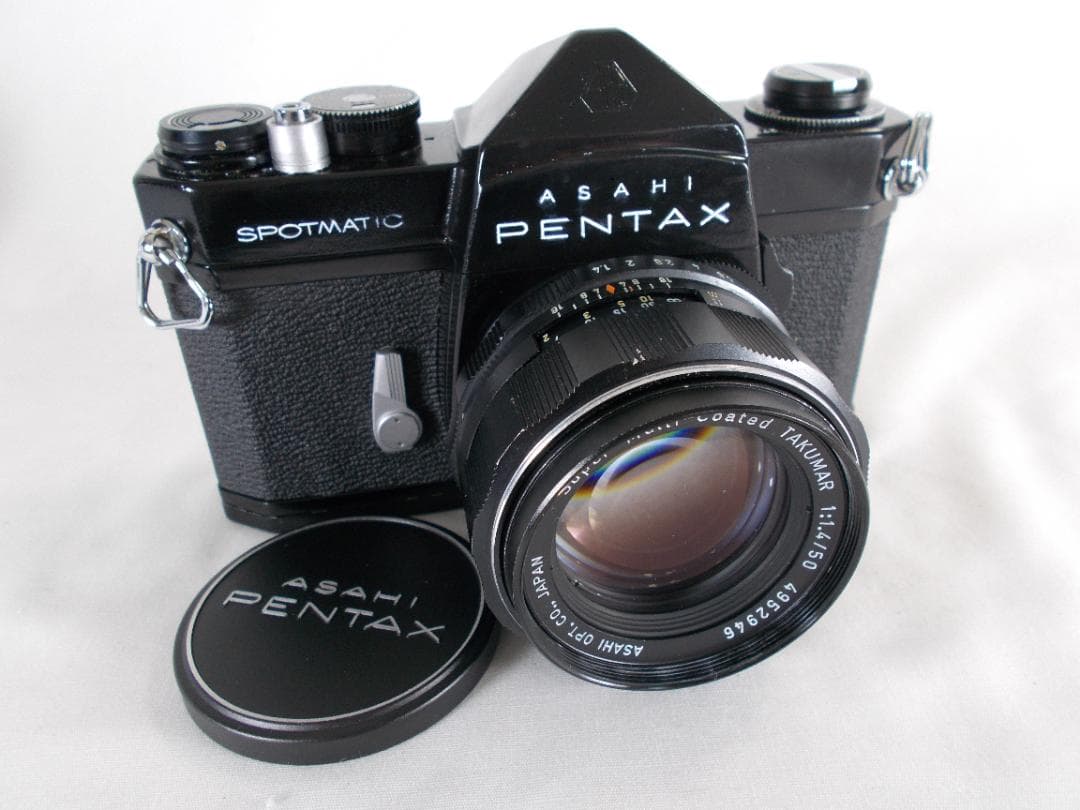 フィルムカメラ 整備済　Pentax SP　+ レンズ f/1.4　V272