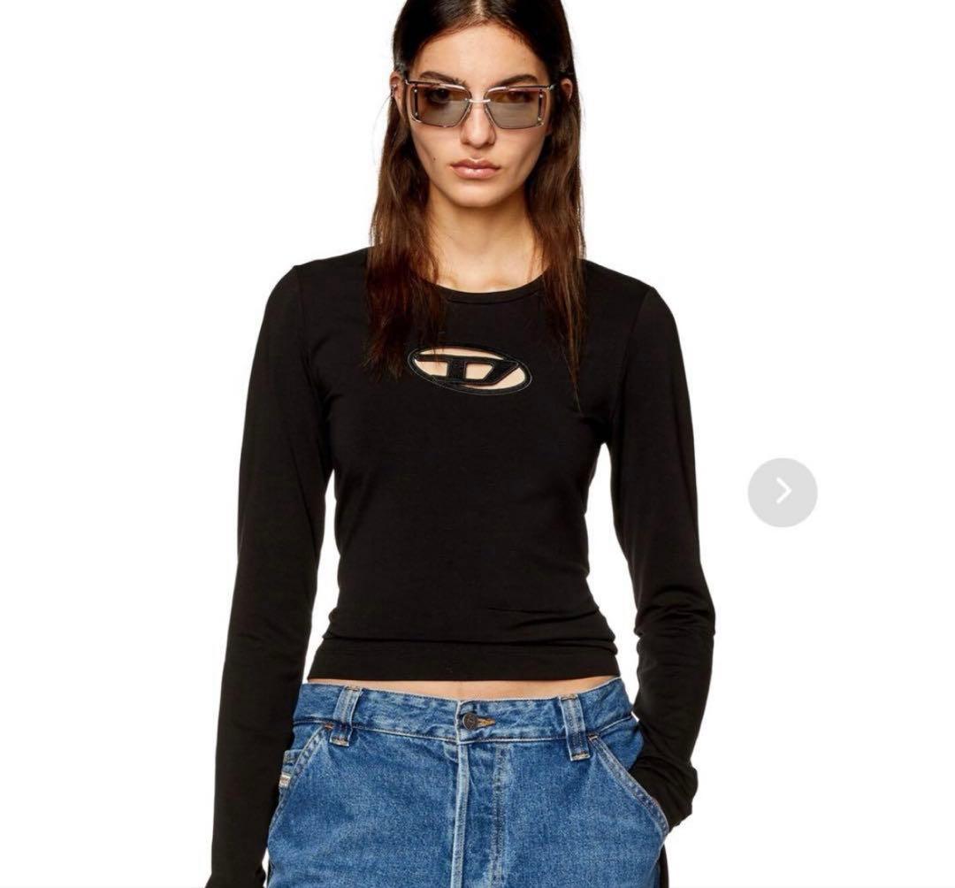 ディーゼル　DIESELブラック 長袖トップス