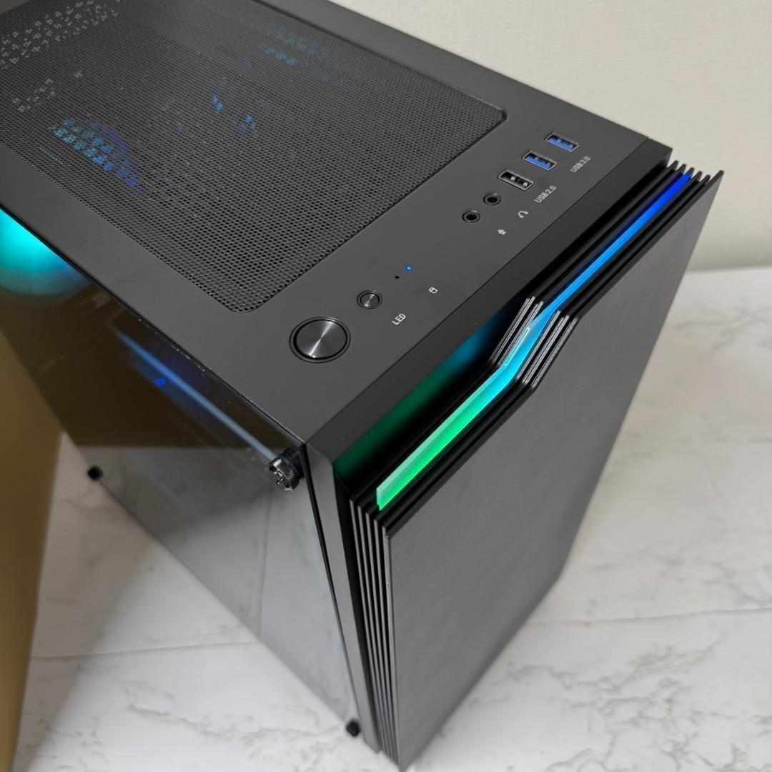 【即納激安ブラックモデル】RTX3060搭載ゲーミングPCフルセット✨R7